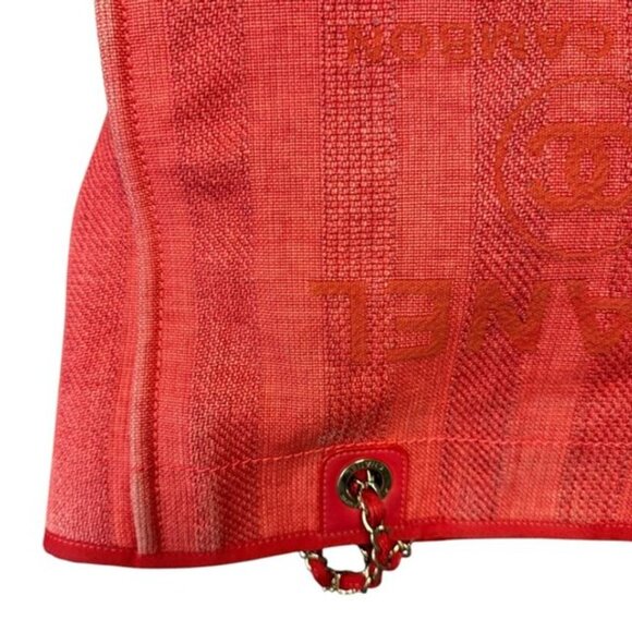Chanel Deauville Canvas and Leather Tote - Picture 6 of 14